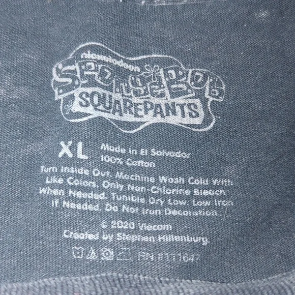 Nickelodeon SpongeBob Square‎ Pants Crop Shirt XL - Picture 11 of 11